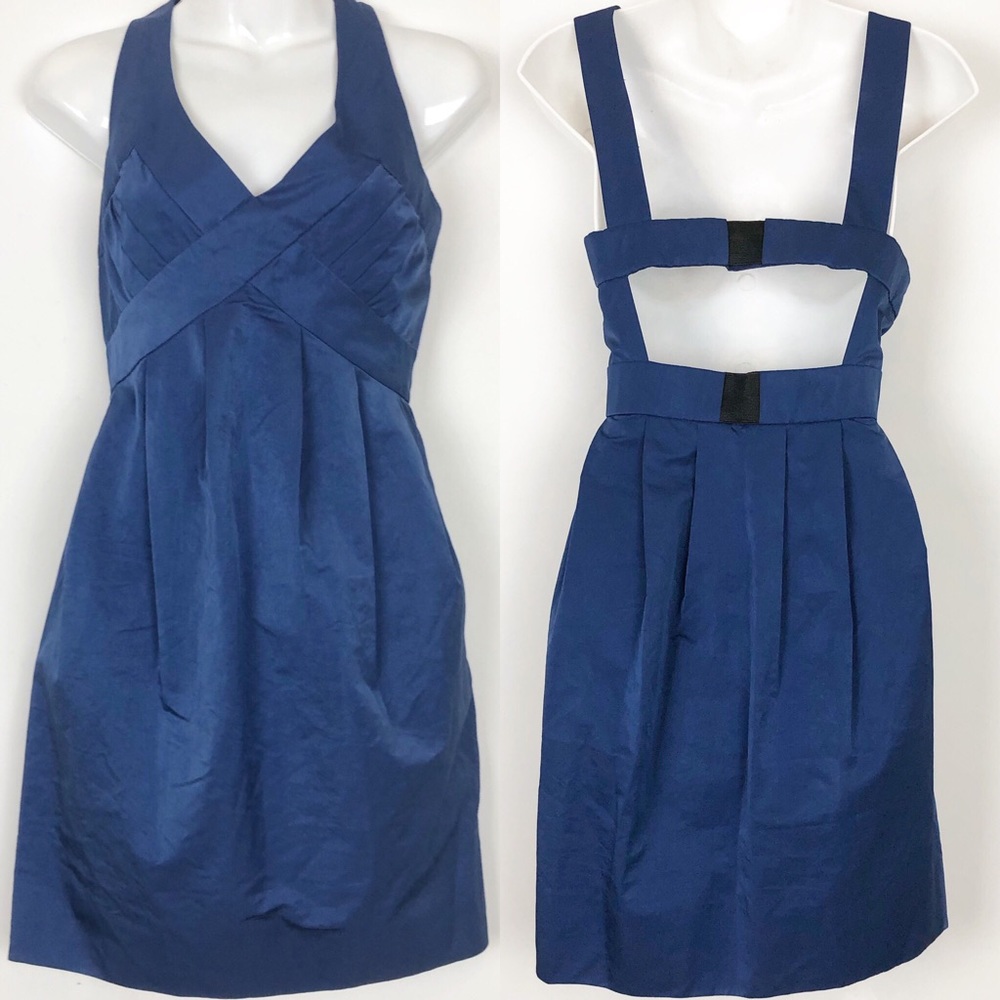 Allsaints Spitalfields // sz 8 blue strappy dress